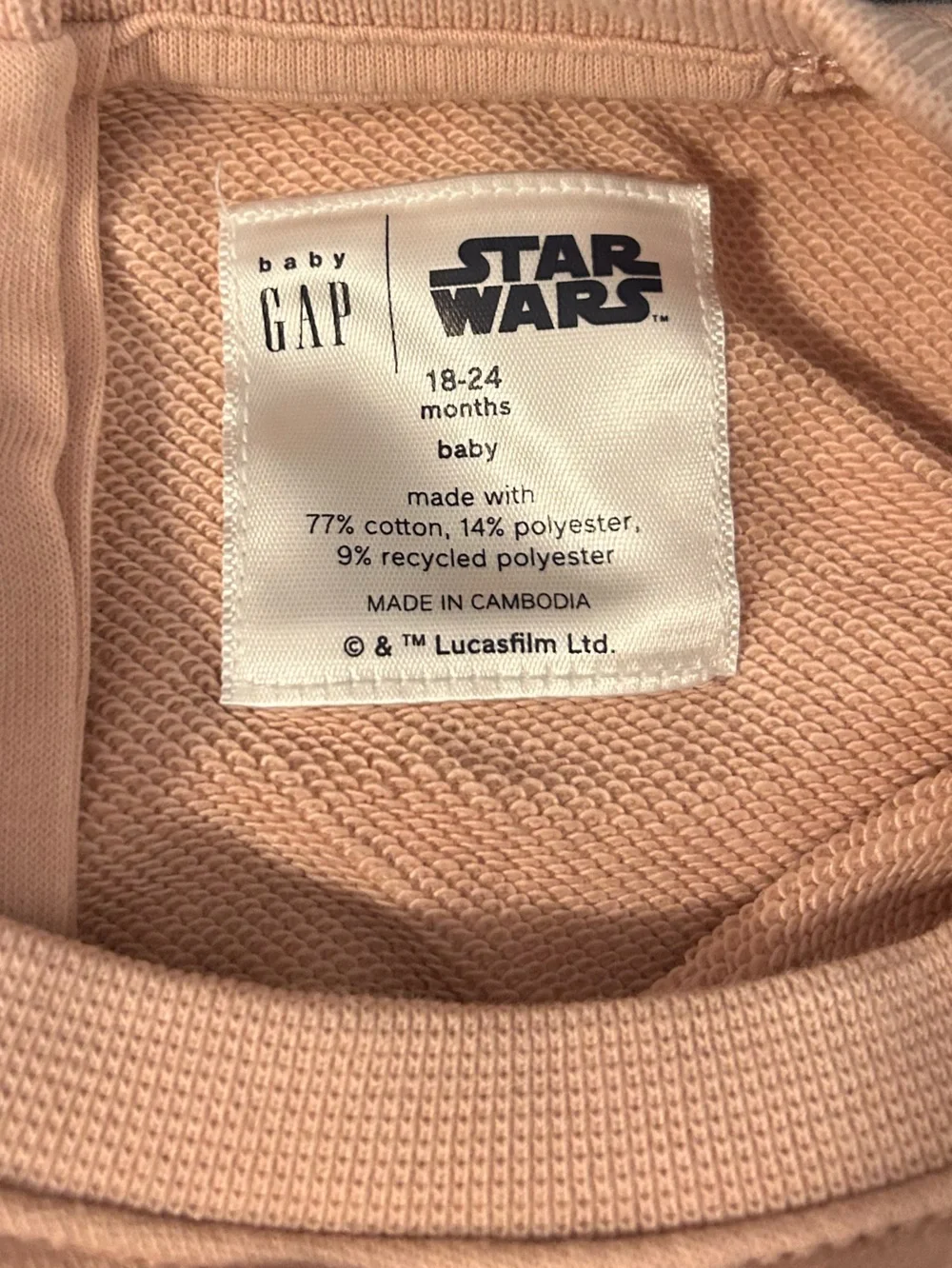 GAP soft pink